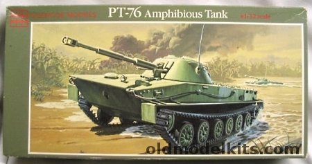 Glencoe 1/32 PT-76 Russian Amphibious Tank (Ex-ITC), 06401 plastic model kit